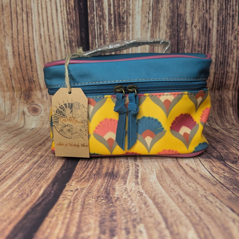 Catchfly Colorful Patterned Cosmetic Bag